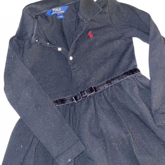 Long sleeve polo dress - Picture 2 of 3